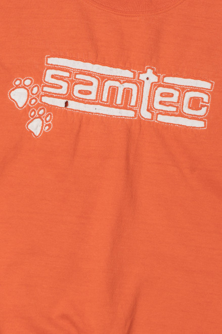 Vintage "Samtec" Paw Prints Sweatshirt
