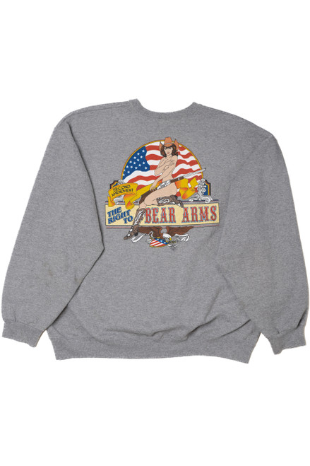 Vintage Second Amendment "Right To Bear Arms" Cowgirl Sweatshirt