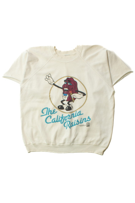 Vintage California Raisins Short Sleeve Sweatshirt (1987)