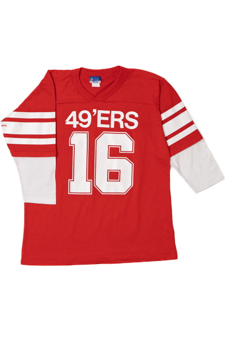 Vintage San Francisco 49'ers "Montana" Double Layered T-Shirt