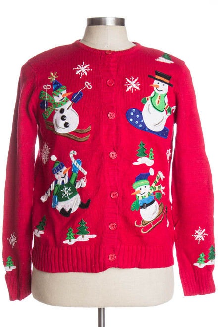 Red Ugly Christmas Cardigan 38074