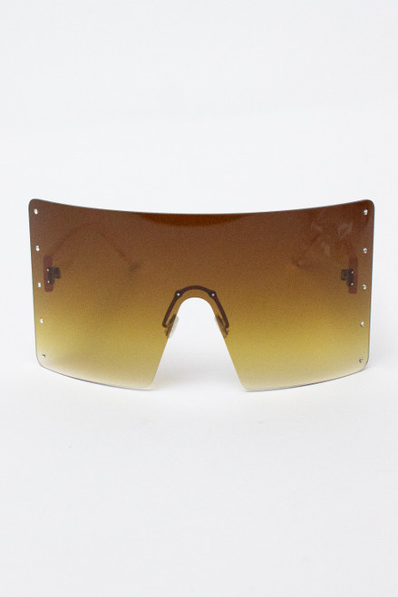 Oversized Shield Sunglasses