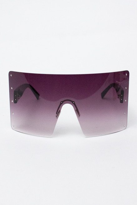 Oversized Shield Sunglasses