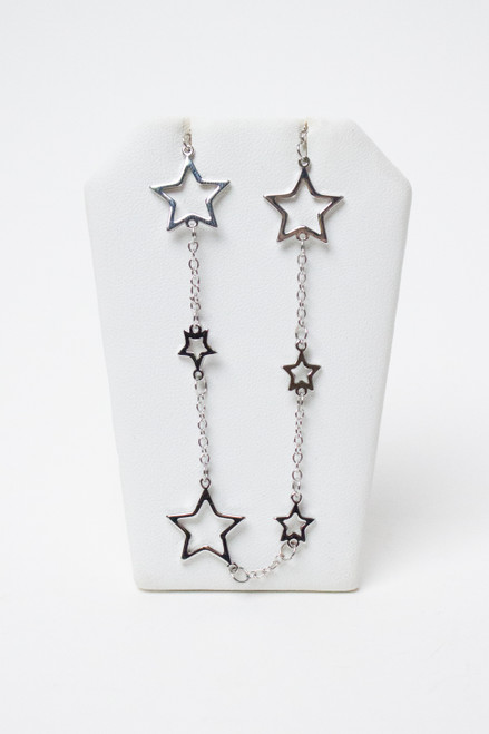 Silver Star Chain Necklace