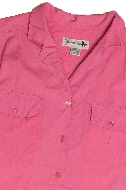 Vintage Hunter's Glen Pink Button Up Shirt