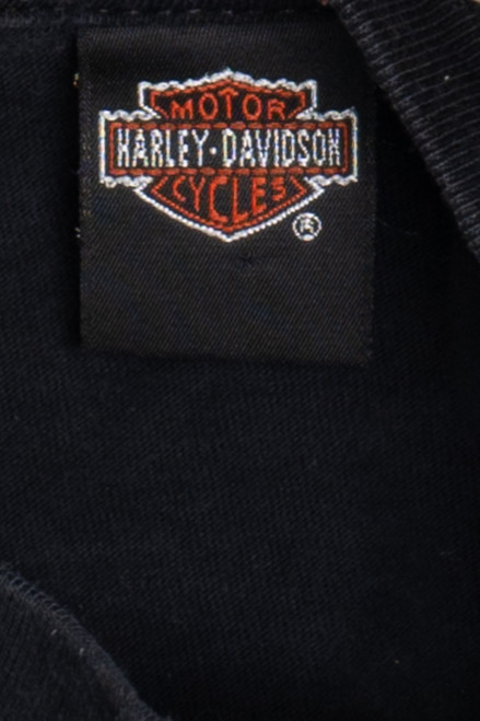 Vintage Skull "Aces &Eights" Mason, Ohio "Grand Opening" Harley Davidson T-Shirt