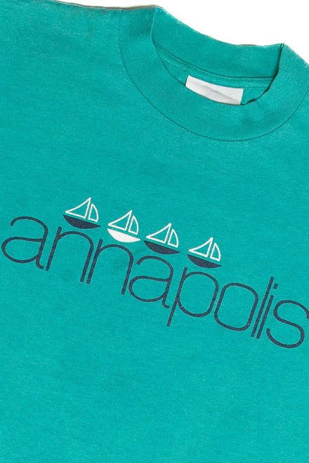 Vintage Annapolis Boat Graphic T-Shirt