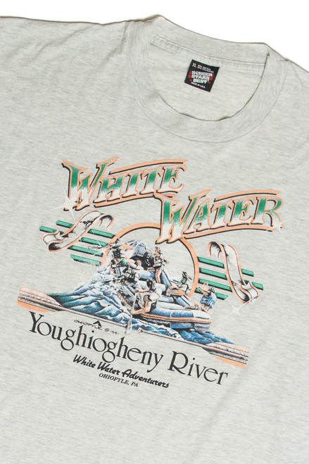 Vintage Youghiogheny River White Water Raft T-Shirt