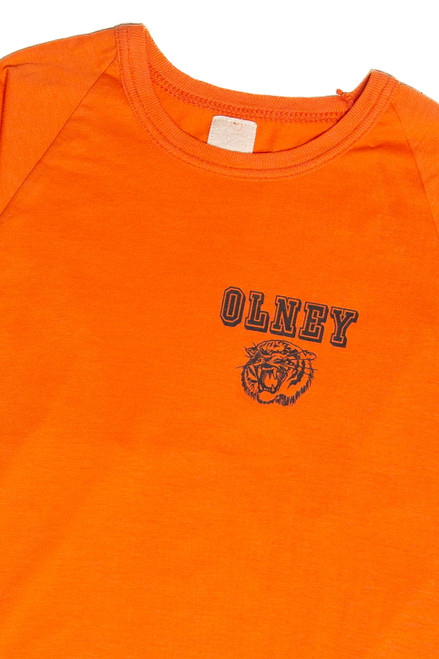 Vintage Olney Tigers Long Sleeve Shirt.