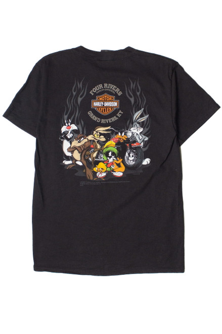 Looney Tunes Grand Rivers Kentucky Harley Davidson T-Shirt (2012)