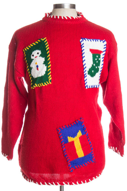 Red Ugly Christmas Pullover 38076