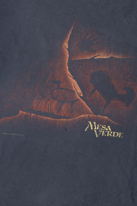 Vintage 1990 "Mesa Verde" Cave Paintings T-Shirt