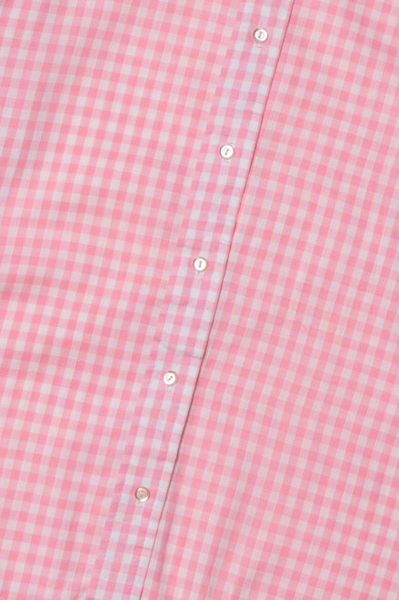 Vintage Pastel Pink Gingham Carroll Reed Button Up Shirt