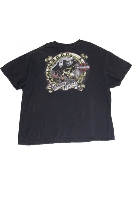 Recycled Harley Davidson Kissimmee Florida T-Shirt