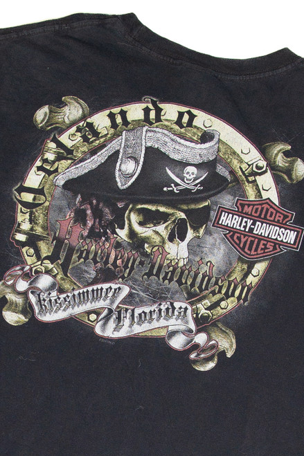 Recycled Harley Davidson Kissimmee Florida T-Shirt