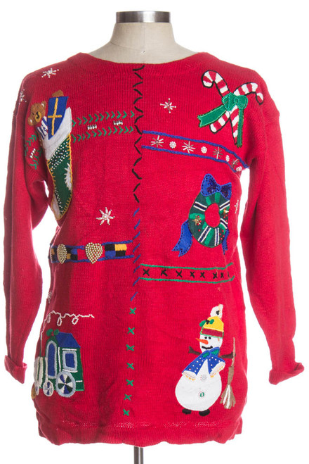 Red Ugly Christmas Pullover 39363