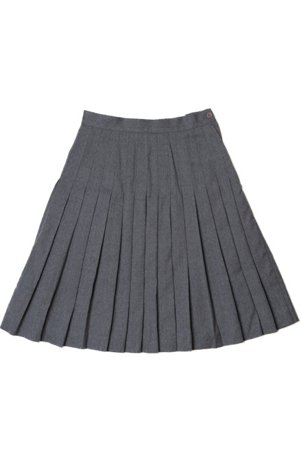 Vintage Liz Claiborne Pleated Wool Skirt
