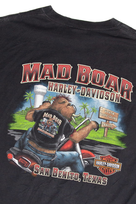 Recycled Mad Boar Harley Davidson T-Shirt