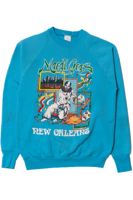 Vintage "Mardi Gras New Orleans" Celebration Sweatshirt