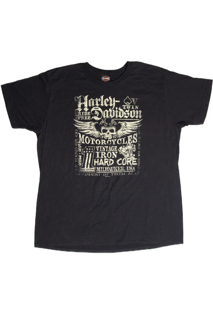 Recycled Big Barn Des Moines Harley Davidson T-Shirt