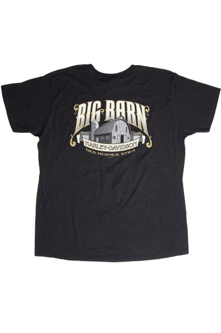 Recycled Big Barn Des Moines Harley Davidson T-Shirt