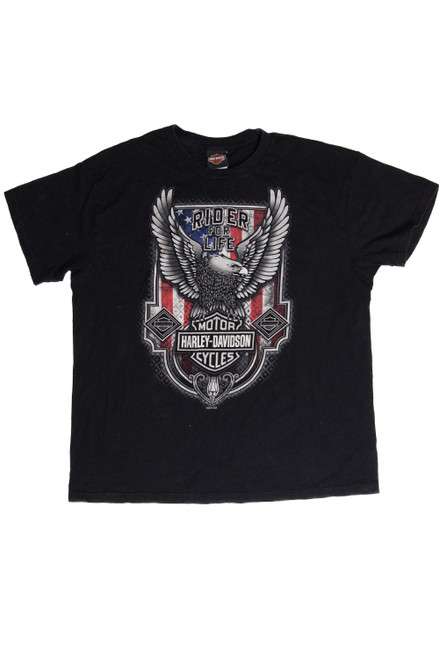 Recycled Honky Tonk Harley Davidson T-Shirt