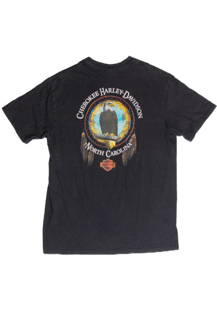 Recycled Cherokee North Carolina Harley Davidson T-Shirt