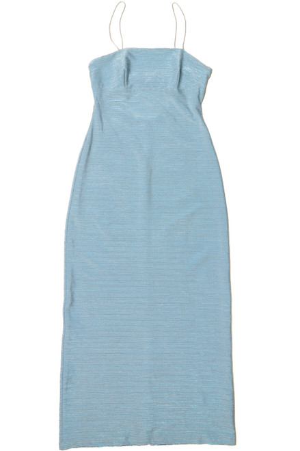 Vintage Light Blue All That Jazz Maxi Dress