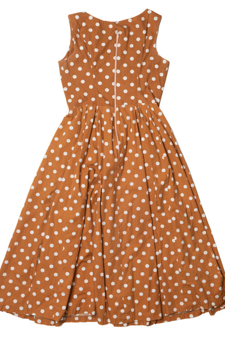 Vintage Polka Dot Circle Skirt Costume Gallery Dress