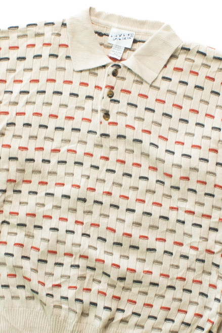 Vintage Irvine Park Polo Collar 80s Sweater 4397