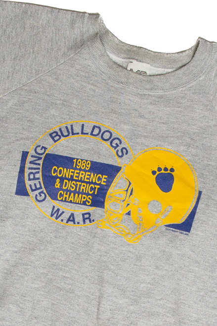 Vintage Gering Bulldogs 1989 Conference Champs Sweatshirt