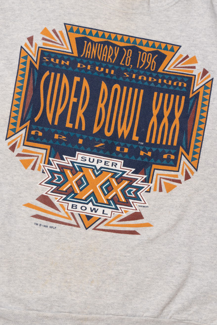 Vintage 1996 Super Bowl XXX Tultex Sweatshirt