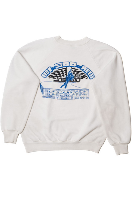 Vintage 1990 "Indy 500 Meter Speedskating" Sweatshirt