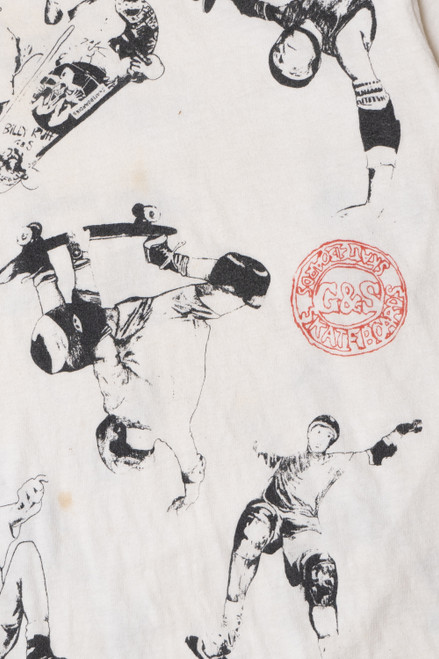 Vintage G&S Skateboards Billy Ruff Front/Back Print T-Shirt