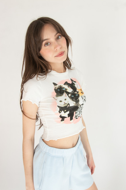 Clutter of Cats Tee