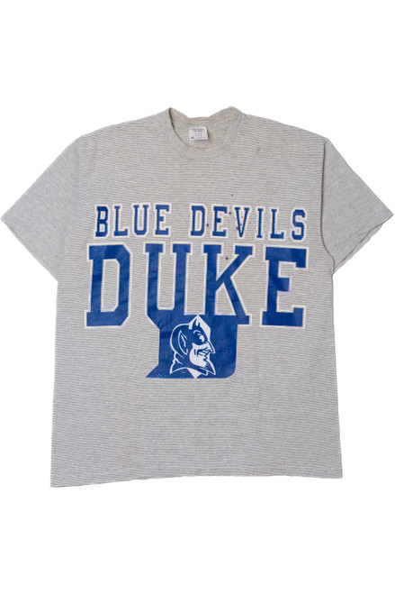 Vintage Duke "Blue Devils" Thin Striped T-Shirt