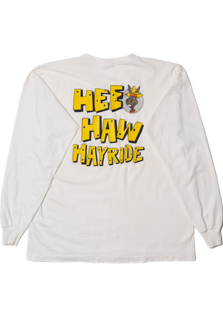 Vintage "Hee Haw Hayride" Greek Life Long Sleeve T-Shirt