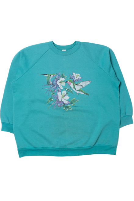 Vintage 1990 Hummingbirds Sweatshirt