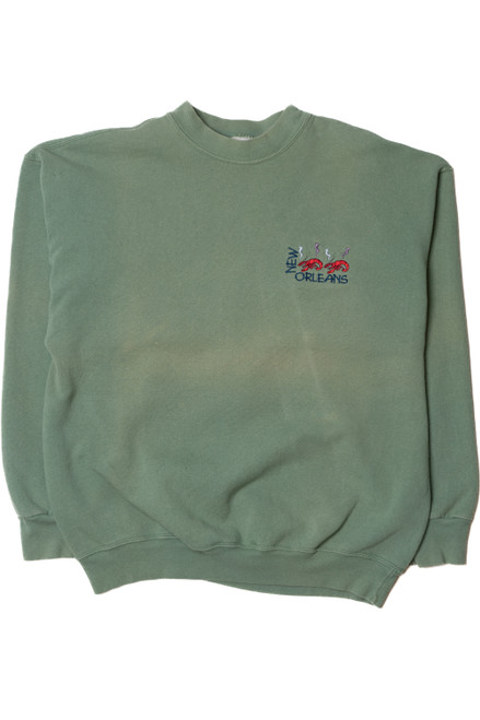 Vintage "New Orleans" Lobsters Embroidered Sweatshirt