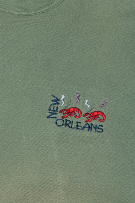 Vintage "New Orleans" Lobsters Embroidered Sweatshirt