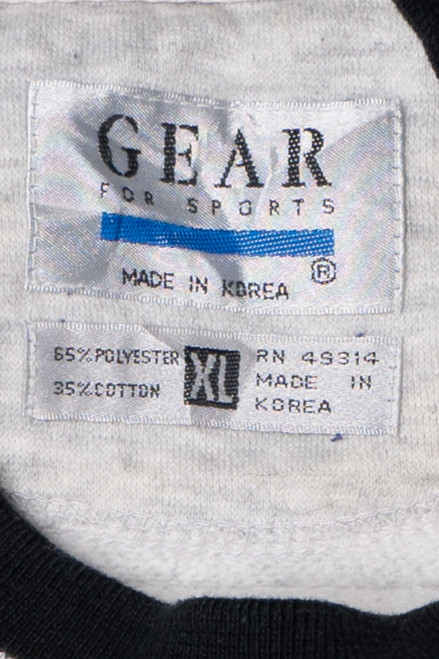 Vintage "Chicago World Class" Thin Striped Gear for Sports Sweatshirt