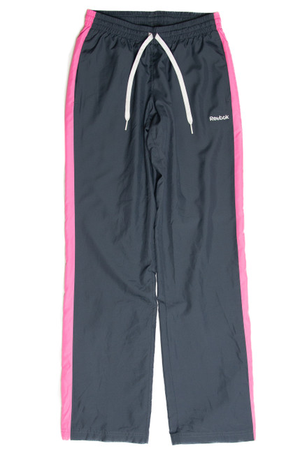 Reebok Gray And Pink Track Pants