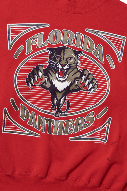 Vintage 1993 "Florida Panthers" NHL Mascot Sweatshirt