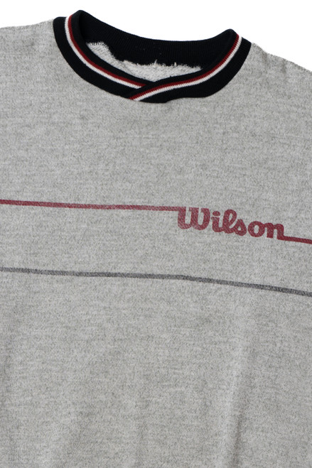 Vintage Wilson Striped Sweatshirt