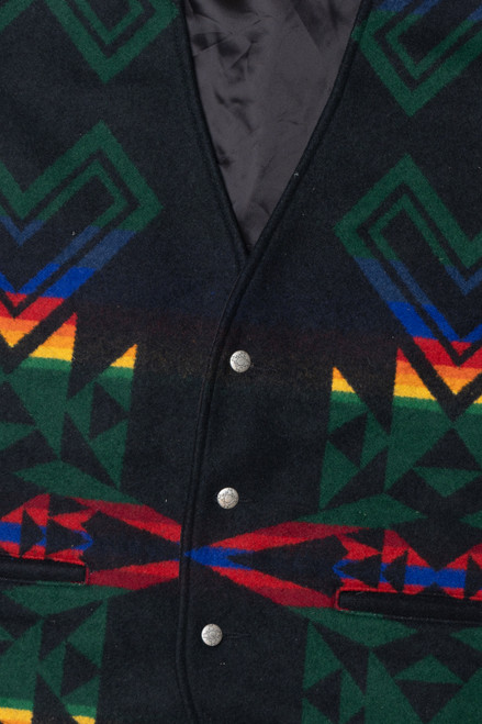 Southwestern Geometric Native Jackets Vest