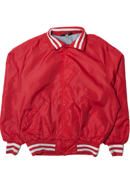 Vintage Red Blank Pla-Jac by Dunbrooke Lightweight Jacket