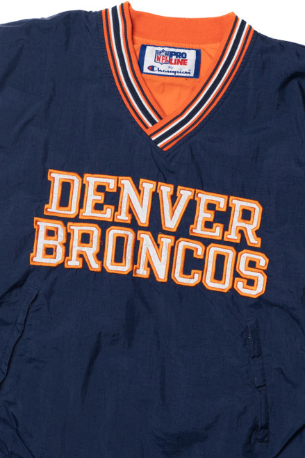 Vintage "Denver Broncos" NFL Pro Line Champion Nylon Pullover