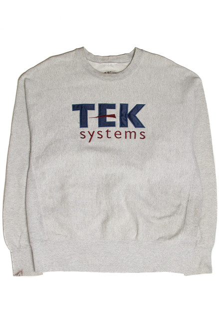 Vintage Tek Systems Embroidered Sweatshirt