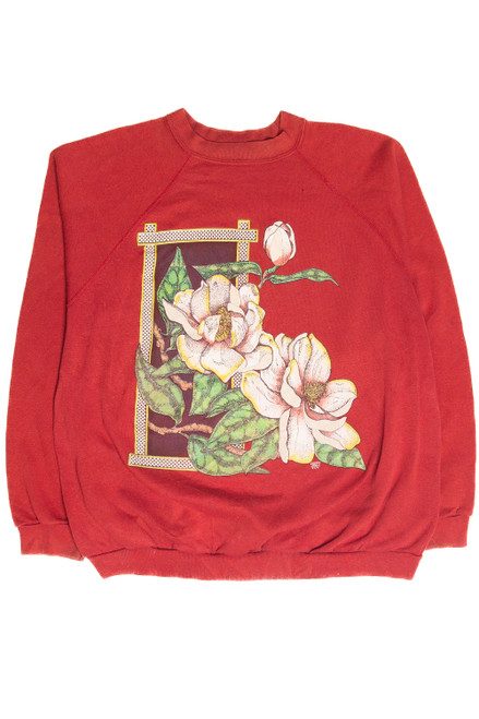 Vintage Flower Graphic Sweatshirt 10384