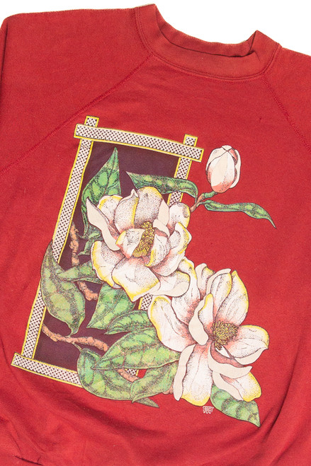 Vintage Flower Graphic Sweatshirt 10384